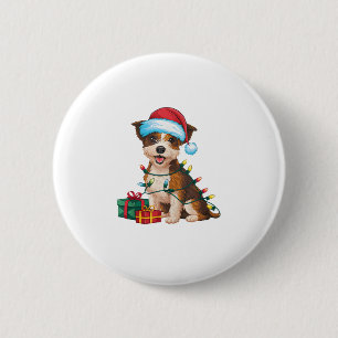 Weihnachten Weihnachtsmannmütze Weihnachten Button
