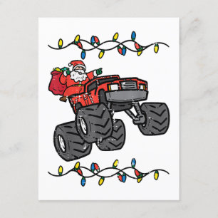 Weihnachten Weihnachtsmonster Lkw Jungen Kinder Kl Begleitkarte