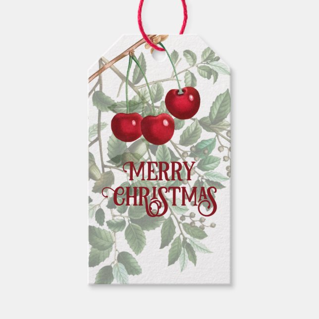 Weihnachten - Weihnachtsweihnachtsgeschenke Geschenkanhänger (Vorderseite)