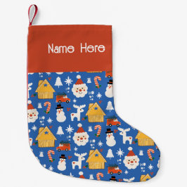 Weihnachten Weihnachtswerkstatt Minimaler Retro B Kleiner Weihnachtsstrumpf