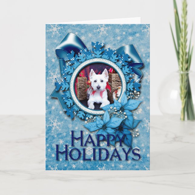 Weihnachten - Westie - Bella (Vorderseite)