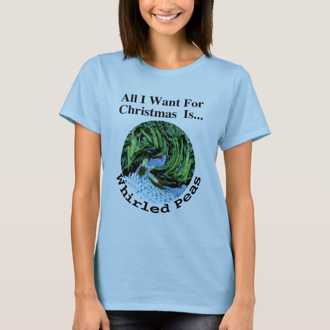 Weihnachten Whirled Erbsen-T - Shirt (Vorderseite)
