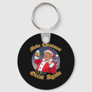 Weihnachten wieder großartig 2024 Trump Funny Trum Schlüsselanhänger