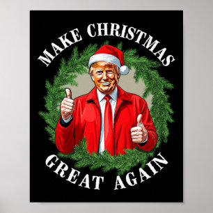 Weihnachten wieder großartig Donald Trump Mega 1 Poster