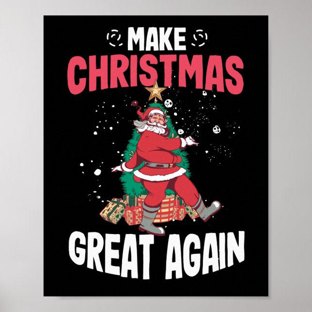 Weihnachten wieder großartig Funny Puff Poster (Vorne)