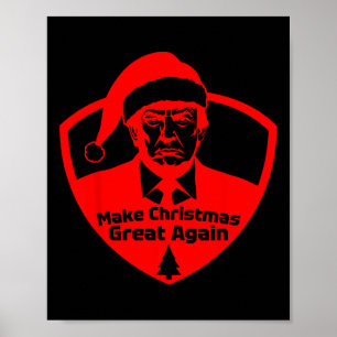 Weihnachten wieder großartig machen Funny Präsiden Poster