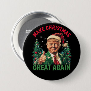 Weihnachten wieder großartig machen, Trump Weihnac Button