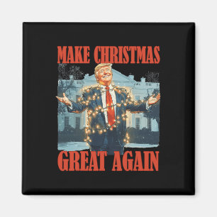Weihnachten wieder großartig Trump Männer Frauen Magnet