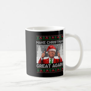 Weihnachten wieder großartig Trump Pajamas Ugl Kaffeetasse