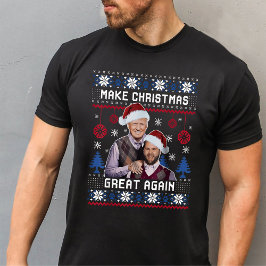 Weihnachten wieder großartig Trump Vance Ugly Xmas T-Shirt