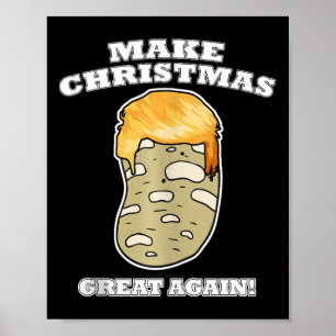 Weihnachten wieder großartig Weihnachten Potato Tr Poster