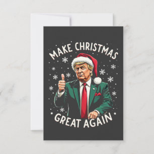 Weihnachten wieder großartig Weihnachten schwitzen Dankeskarte
