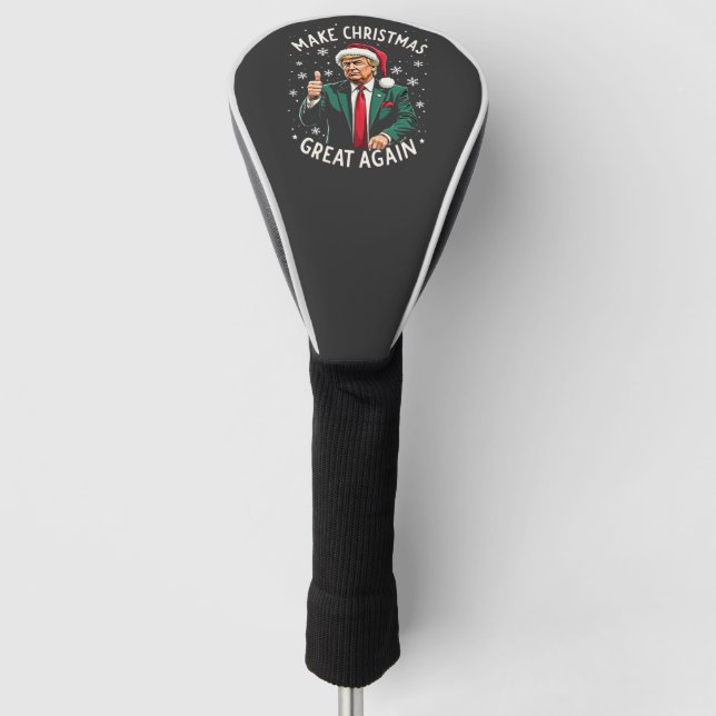 Weihnachten wieder großartig Weihnachten schwitzen Golf Headcover (Vorderseite)