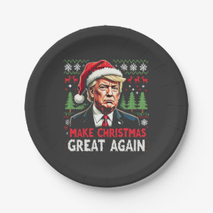 Weihnachten wieder großartig Weihnachten schwitzen Pappteller
