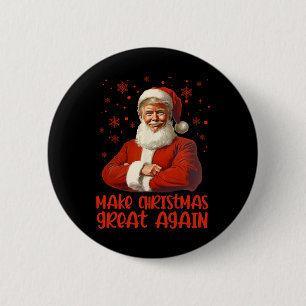 Weihnachten wieder großartig Weihnachten Trump Wei Button