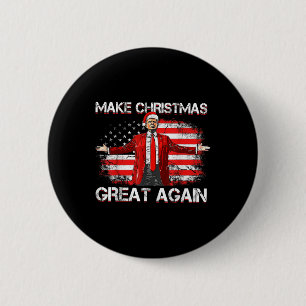 Weihnachten wieder großartig Weihnachten Trump Wei Button