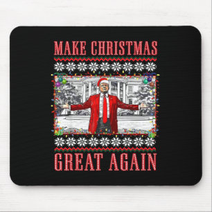 Weihnachten wieder großartig Weihnachten Trump Wei Mousepad