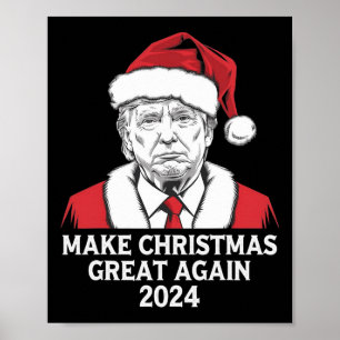 Weihnachten wieder großartig Weihnachten Trump Wei Poster