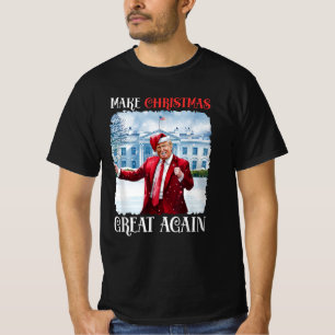 Weihnachten wieder großartig Weihnachten Trump Wei T-Shirt