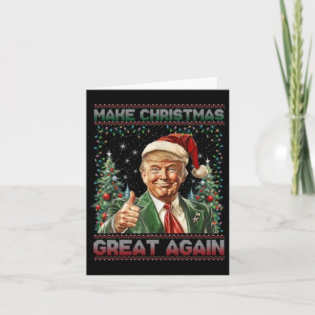 Weihnachten wieder großartig Weihnachten Weihnacht Karte (Vorderseite)