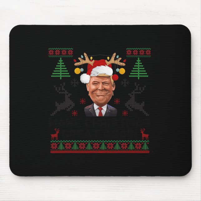 Weihnachten wieder großartig Weihnachten Weihnacht Mousepad (Vorne)
