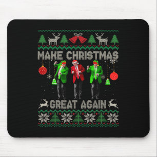 Weihnachten wieder großartig Weihnachtsmann Trump  Mousepad