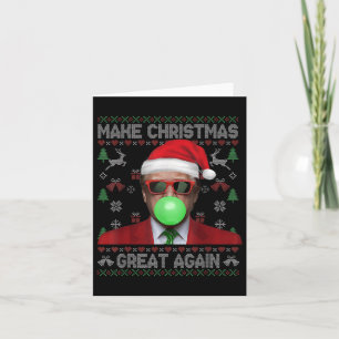 Weihnachten wieder großartig Xmas Funny Trump Paja Karte