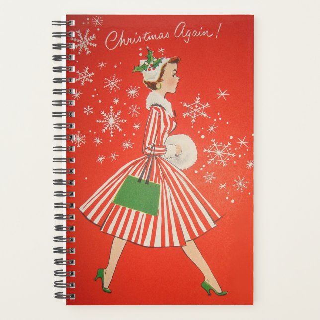 Weihnachten wieder! Lady aus dem Mittelalter in Hi Planer (Vorderseite)