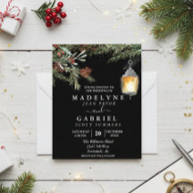 Weihnachten Winter Elegante Pine Drop Schwarze Hoc