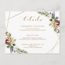 Weihnachten Winter Hochzeit Elegante Moderne Detai