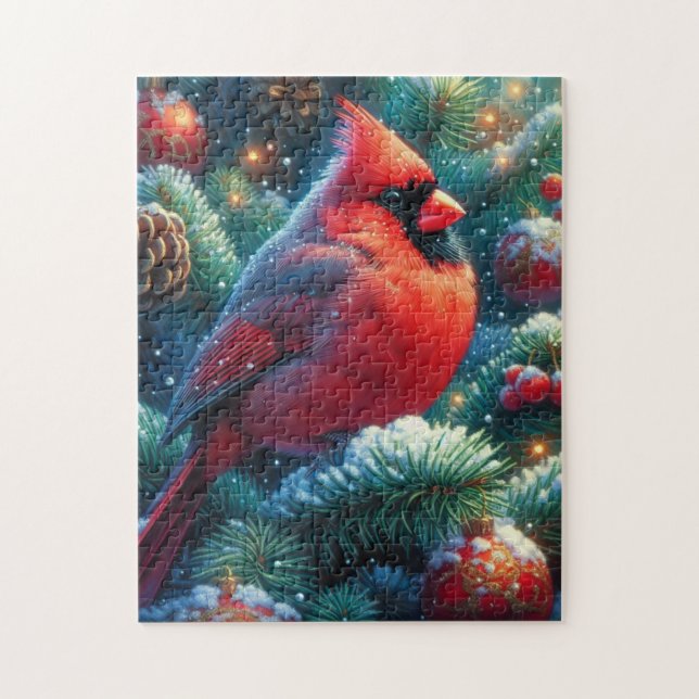 Weihnachten/Winter Kardinal (Vertikal)