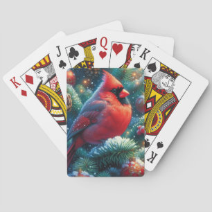 Weihnachten/Winter Kardinal Spielkarten