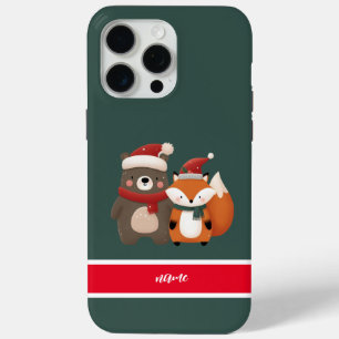 Weihnachten/Winter Niedlicher Bär & Fox Case-Mate iPhone Hülle