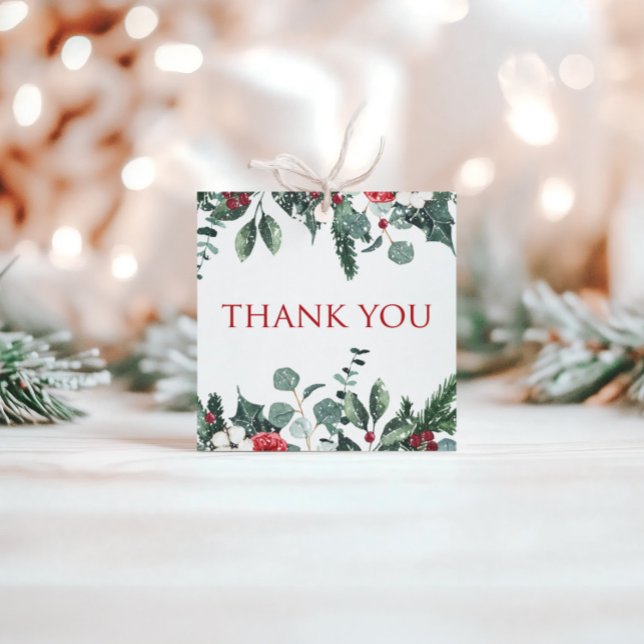 Weihnachten Winter Onederland erste Geburtstagsfei Geschenkanhänger (Von Creator hochgeladen)