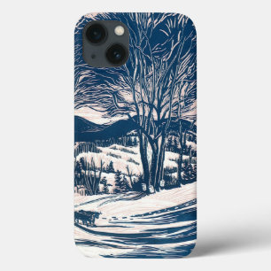 Weihnachten, Winter Schnee Berglandschaft Case-Mate iPhone Hülle