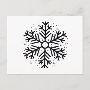Weihnachten Winter-Schneeflocken-Matching-Gruppe F Begleitkarte