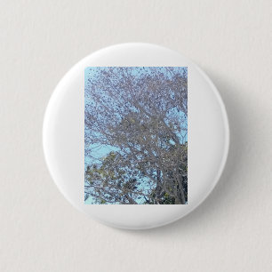Weihnachten Winter Weiße Baumzweige Mit Blättern S Button