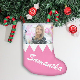 Weihnachten Winterurlaub Personalisiertes Foto Ros Kleiner Weihnachtsstrumpf
