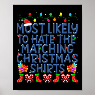 Weihnachten wird am ehesten passende Weihnachten v Poster