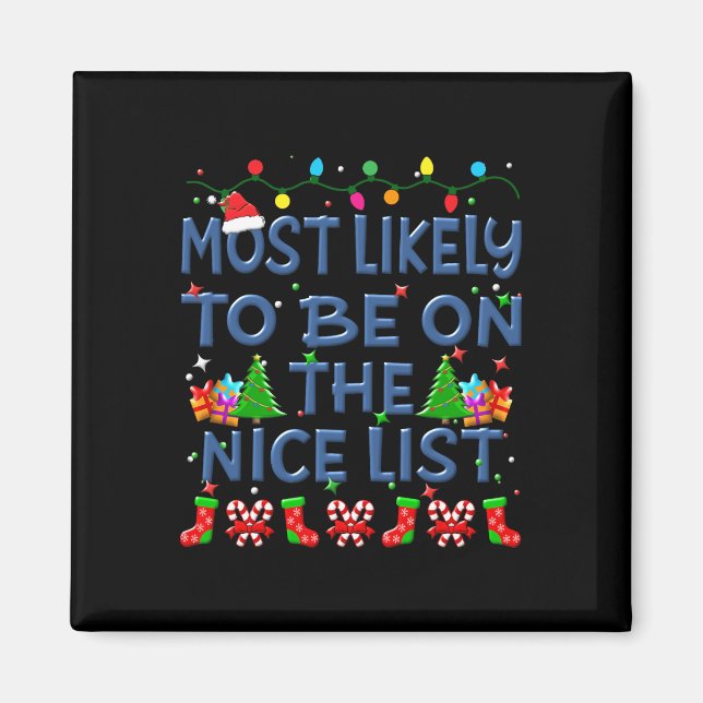 Weihnachten wird höchstwahrscheinlich auf der List Magnet (Vorne)