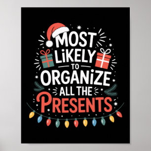 Weihnachten wird wahrscheinlich alle Geschenke org Poster