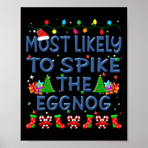 Weihnachten wird wahrscheinlich die Eggnog-Familie Poster