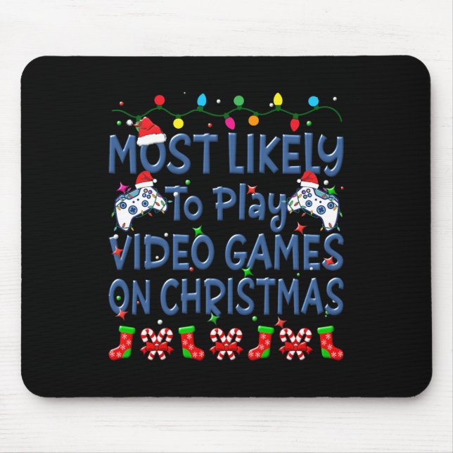 Weihnachten wird wahrscheinlich Videospiele auf Ch Mousepad (Vorne)