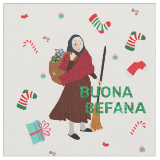 Weihnachten Witz Buona Befana Stoff