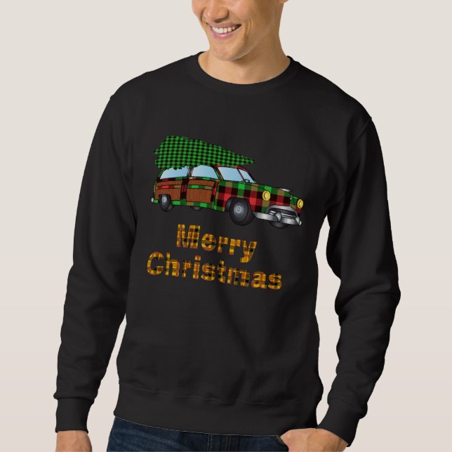 Weihnachten Woody Car Geschenk für Weihnachten Url Sweatshirt (Vorderseite)