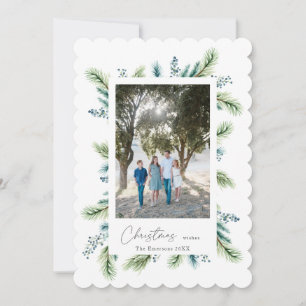 Weihnachten wünscht Boho Spruce und Fir