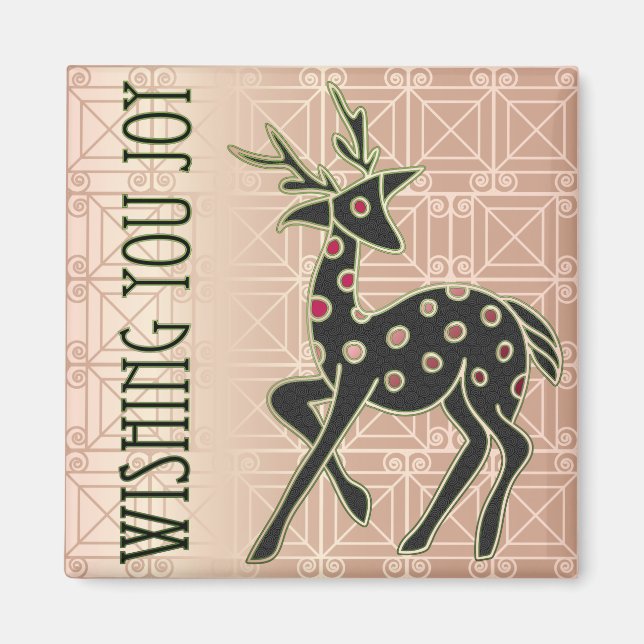 Weihnachten wünscht dir Freude Magnet (Vorne)