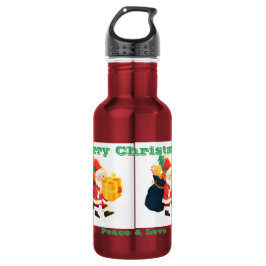 Weihnachten wünscht Drucküberraschung 18 oz Größe  Edelstahlflasche