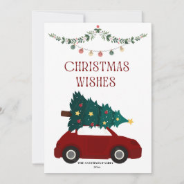 Weihnachten wünscht frohe Weihnachts-Grußkarte