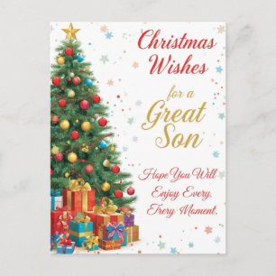 Weihnachten wünscht sich einen großen Sohn